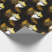 Weihnachtsengel Geschenkpapier (Ecke)