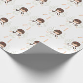 Weihnachtsengel Geschenkpapier (Ecke)