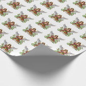 Weihnachtsengel Geschenkpapier (Ecke)