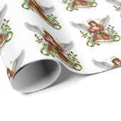 Weihnachtsengel Geschenkpapier (Rolleneckpunkt)
