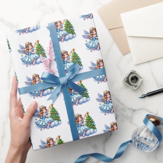Weihnachtsengel Geschenkpapier (Schenken)