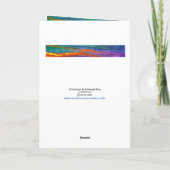 Weihnachtsengel Harry Freudenkarte Karte (Rückseite)