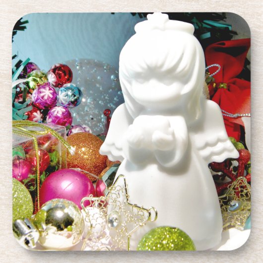 Weihnachtsengel I Untersetzer (Vorderseite)