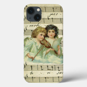 Weihnachtsengel im viktorianischen Stil Violine un Case-Mate iPhone Hülle