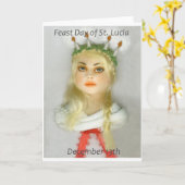 Weihnachtsengel JL Biel St- Luciatag173 Karte (Gelbe Blume)