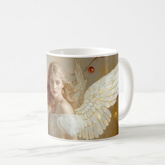 Weihnachtsengel kaffeetasse (VorderseiteRechts)