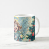 Weihnachtsengel kaffeetasse (VorderseiteRechts)