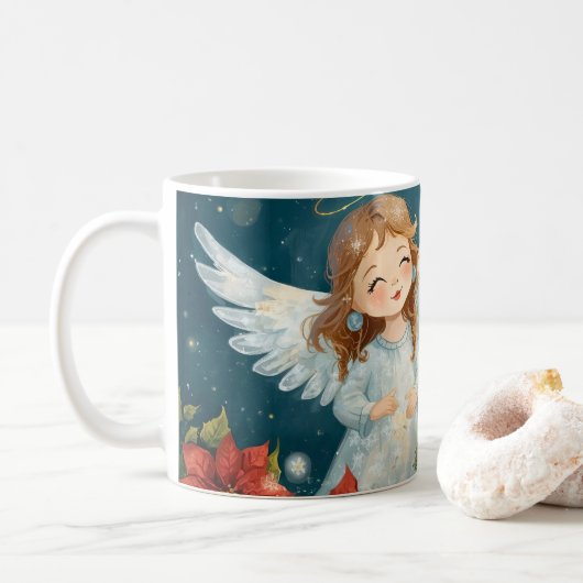 Weihnachtsengel kaffeetasse (Mit Donut)