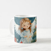 Weihnachtsengel kaffeetasse (Vorderseite Links)