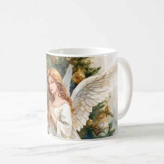 Weihnachtsengel kaffeetasse (VorderseiteRechts)