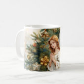 Weihnachtsengel kaffeetasse (Vorderseite Links)