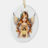 Weihnachtsengel Keramik Ornament (Rechts)