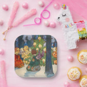 Weihnachtsengel Kunst Pappteller (Party)