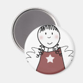 Weihnachtsengel Magnet (Vorderseite/Rückseite)