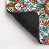 Weihnachtsengel mehrfarbig mousepad (Ecke)