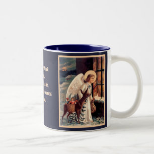 Weihnachtsengel mit Hirsch Tasse