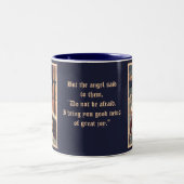 Weihnachtsengel mit Hirsch Tasse (Mittel)