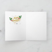 Weihnachtsengel mit Violine Karte (Innenseite)