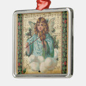 Weihnachtsengel mit Violine Ornament Aus Metall (Links)