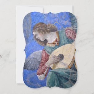 Weihnachtsengel Musiker Melozzo da Forli Vatikan Feiertagskarte