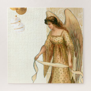 Weihnachtsengel & Ornamente Puzzle