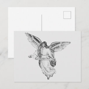 Weihnachtsengel Postkarte
