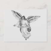 Weihnachtsengel Postkarte (Vorderseite)