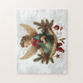 Weihnachtsengel-Puzzle im Vintage-Stil Puzzle (Vertikal)
