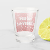 Weihnachtsengel Schnapsglas (Rückseite)