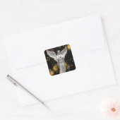 Weihnachtsengel-Sticker Quadratischer Aufkleber (Umschlag)