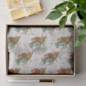 Weihnachtsengel viktorianischer Schrott religiös v Seidenpapier (Geschenk)