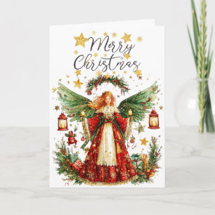 Weihnachtsengel & Weihnachtsgeschenke Weihnachten Karte