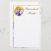 Weihnachtsengels-Briefpapier Briefpapier (Vorne/Hinten)