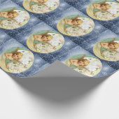Weihnachtsengels-Gewohnheits-Packpapier Geschenkpapier (Ecke)
