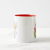 Weihnachtsengels-Maus mit Wreath Tasse (Mittel)