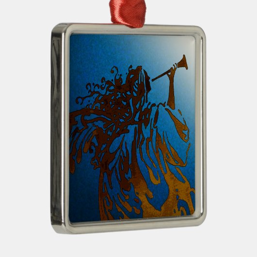 Weihnachtsengels-Verzierung Ornament Aus Metall (Rechts)