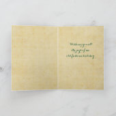 Weihnachtsengels-Vintage Karte (Innenseite)