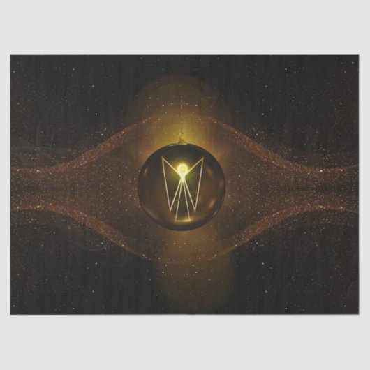 Weihnachtsenlegepapier Seidenpapier (Vorderseite)