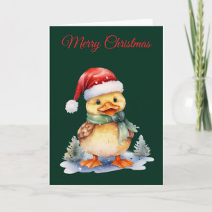 Weihnachtsente Feiertagskarte