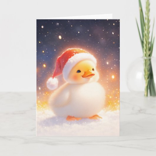 Weihnachtsente Karte (Vorderseite)