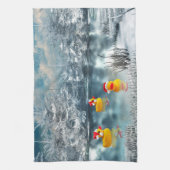 Weihnachtsente Küchentuch (Vertikal)