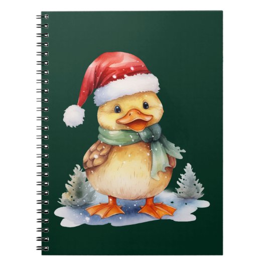 Weihnachtsente Notizblock (Vorderseite)