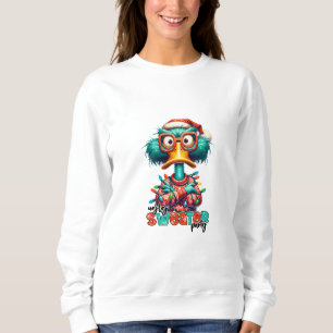 Weihnachtsente Ugly Sweater Party Sweatshirt