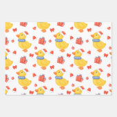 Weihnachtsente, Ziergegenstände und Geschenke Geschenkpapier Set (Vorderseite 2)