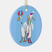 Weihnachtsenten Keramikornament (Rechts)
