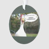 Weihnachtsenten-Verzierung Ornament (Vorderseite)