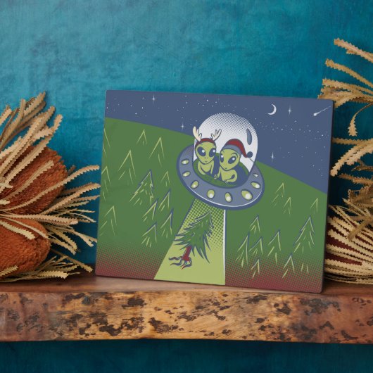 Weihnachtsentführung Fotoplatte (Seite)