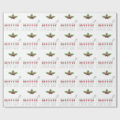 Weihnachtsentwurfnetball-Thema Geschenkpapier (Flach)