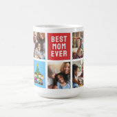 Weihnachtserden | Mama FotoCollage Kaffeetasse (Mittel)