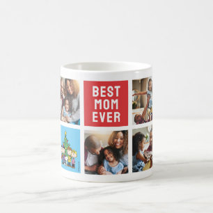 Weihnachtserden   Mama FotoCollage Kaffeetasse